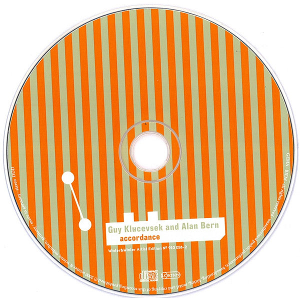 Guy Klucevsek and Alan Bern : Accordance (CD)