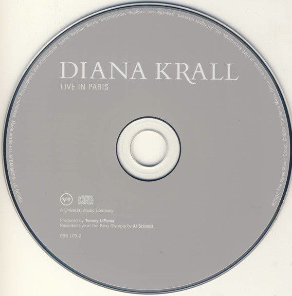 Diana Krall : Live In Paris (CD, Album)