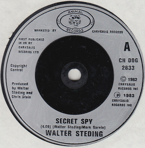 Walter Steding : Secret Spy / My Room (7", Single)