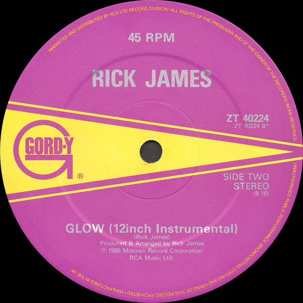 Rick James : Glow (12")