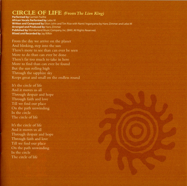 Various : Best Of The Lion King (CD, Comp)