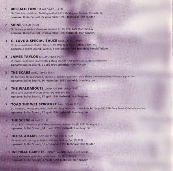 Various : 2 Meter Sessies - Volume 5 (CD, Comp)