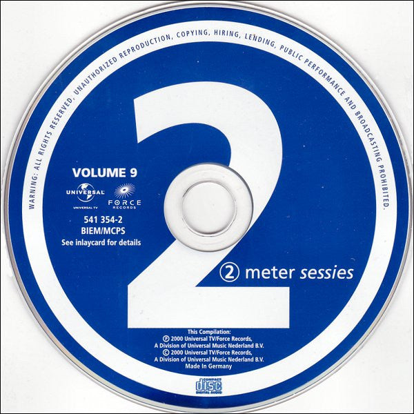 Various : 2 Meter Sessies - Volume 9 (CD, Comp)