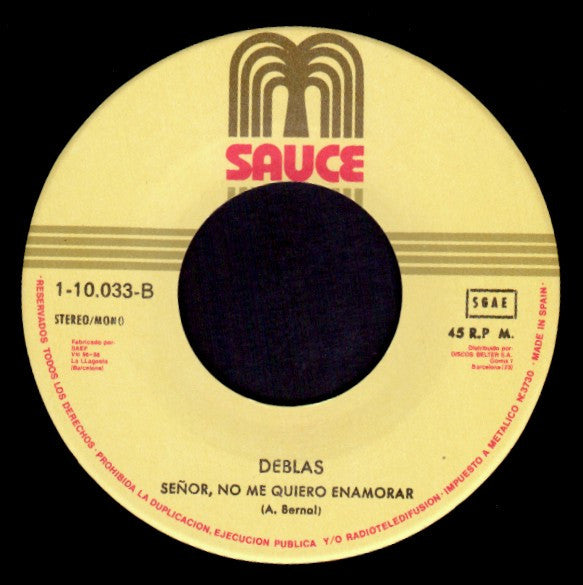 Las Deblas : Poquito  (7", Single)
