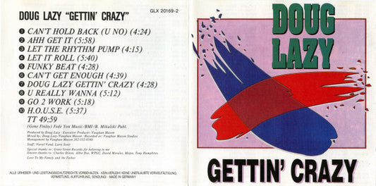 Doug Lazy : Doug Lazy Gettin' Crazy (CD, Album)