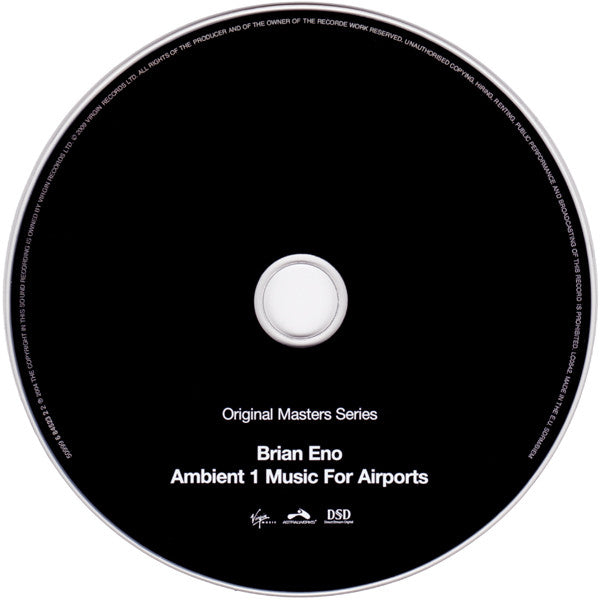 Brian Eno : Ambient 1 (Music For Airports) (CD, Album, RE, RM, GZ )