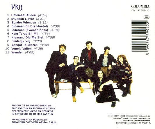 Henk Westbroek : Vrij (CD, Album)