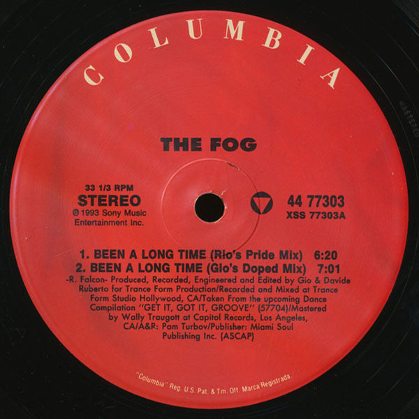The Fog : Been A Long Time (12")