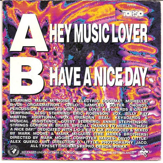 S'Express : Hey Music Lover (7", Single)