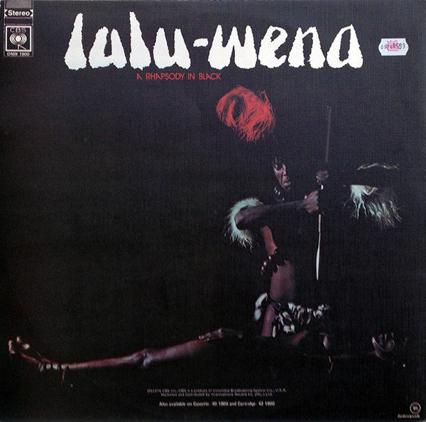 Lulu-Wena : A Rhapsody In Black (LP)