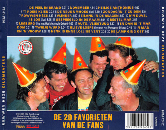 Rowwen Hèze : Kilomeaters ('t Beste Van 20 Joar) (CD, Comp)