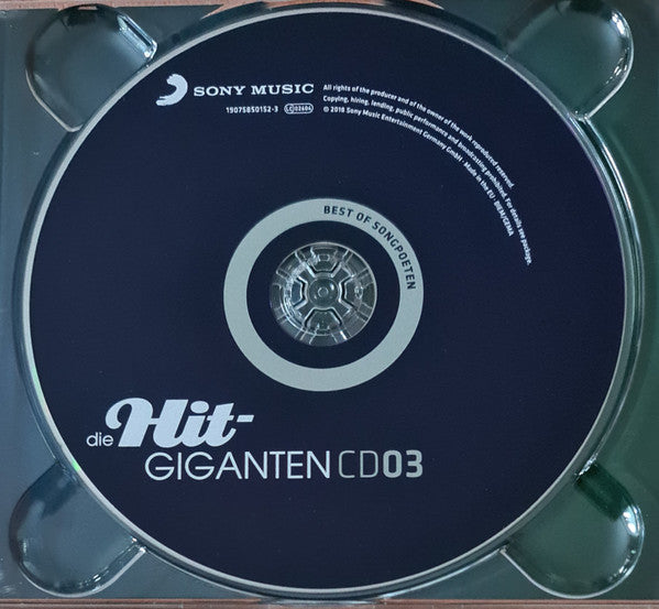 Various : Die Hit-Giganten - Songpoeten (3xCD, Comp)