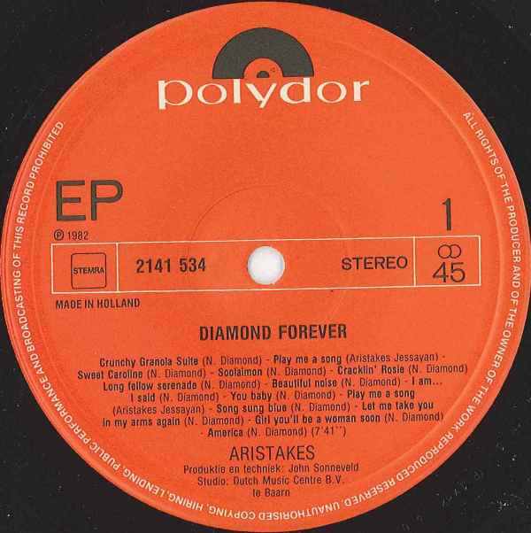 Aristakes : Diamond Forever (12", Maxi)