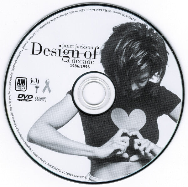 Janet Jackson : Design Of A Decade 1986 / 1996 (DVD-V, Comp, PAL)
