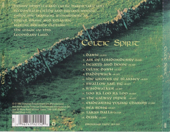 Celtic Spirit : Celtic Spirit (CD, Album)