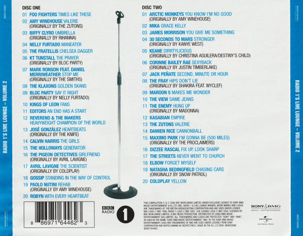 Various : Radio 1's Live Lounge: Volume 2 (2xCD, Album, Comp)