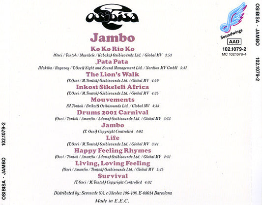 Osibisa : Jambo (CD, RE)