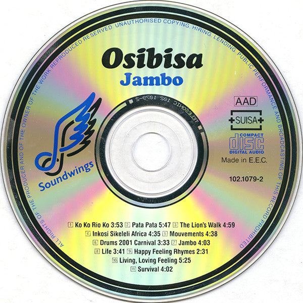Osibisa : Jambo (CD, RE)