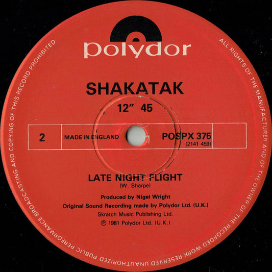 Shakatak : Easier Said Than Done (12", Single, Com)