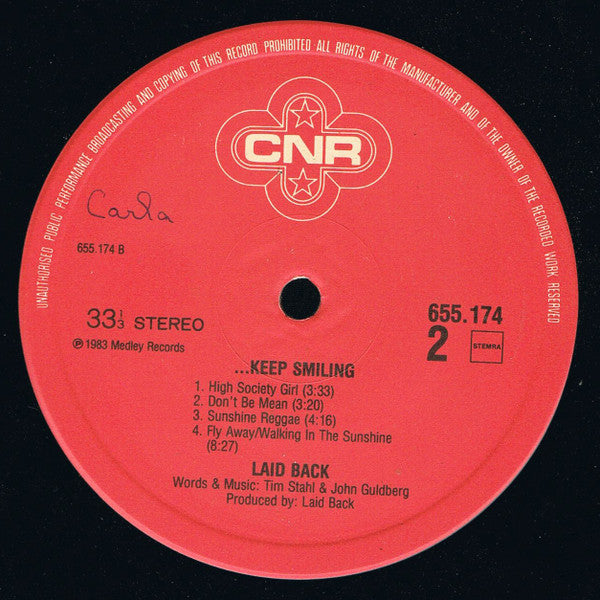 Laid Back : ...Keep Smiling (LP, Album)