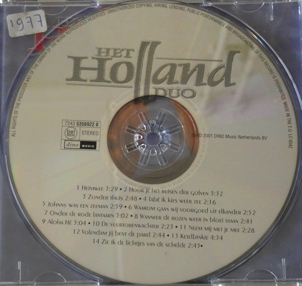 Het Holland Duo : Hollandse Meezingers Over de Zee (CD)