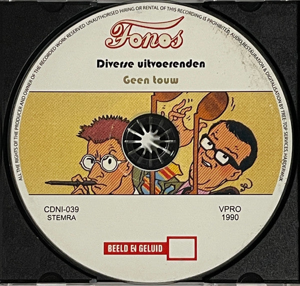 Various : Geen Touw (Een Keuze Uit Ruim Vijf Jaar Ronflonflonsongs) (CDr, Album, RE)