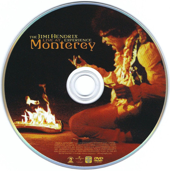 The Jimi Hendrix Experience : Live At Monterey (DVD-V, Album, Multichannel, NTSC, Dig)