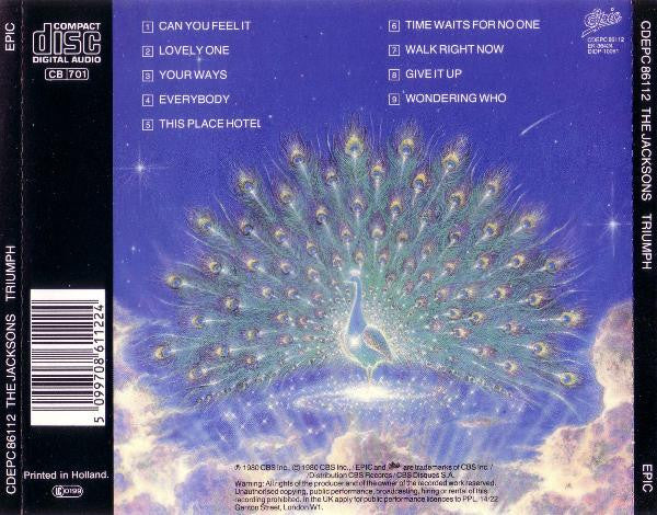 The Jacksons : Triumph (CD, Album, RE)