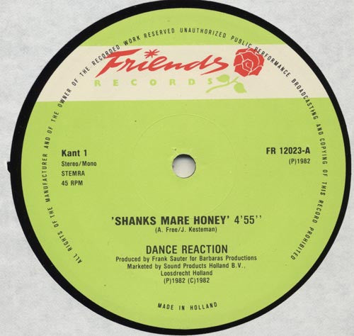 Dance Reaction : Shanks Mare Honey (12")