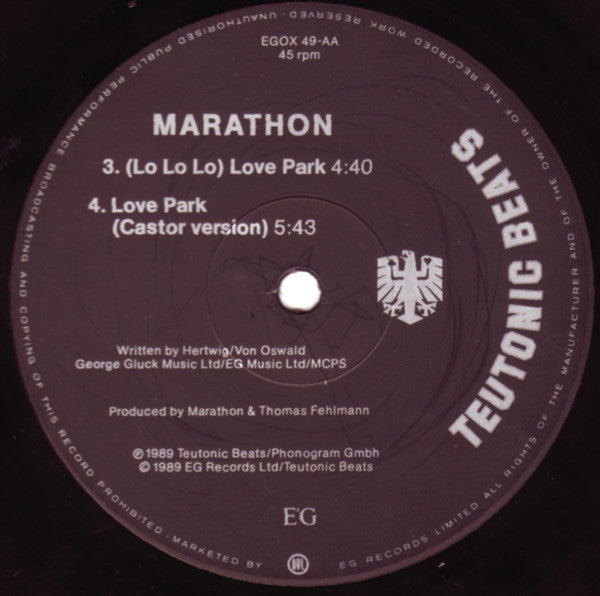 Marathon : Love Park (12")