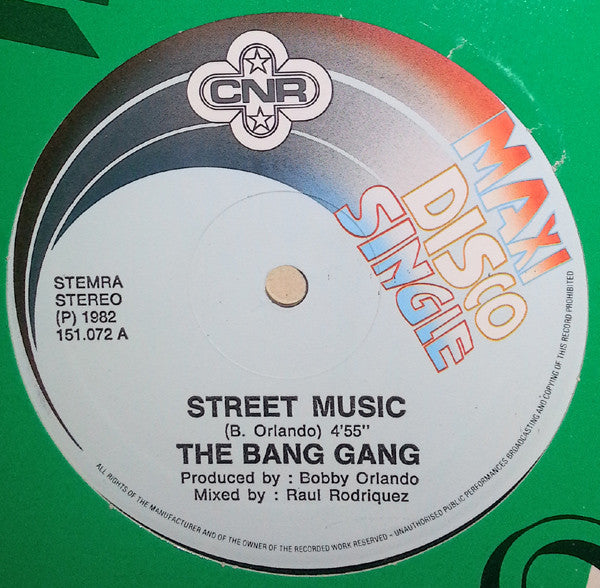The Bang Gang : Street Music (12")