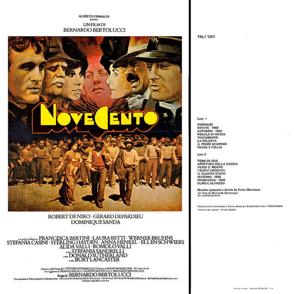 Ennio Morricone : Novecento (Colonna Sonora Originale Del Film) (LP, Album)