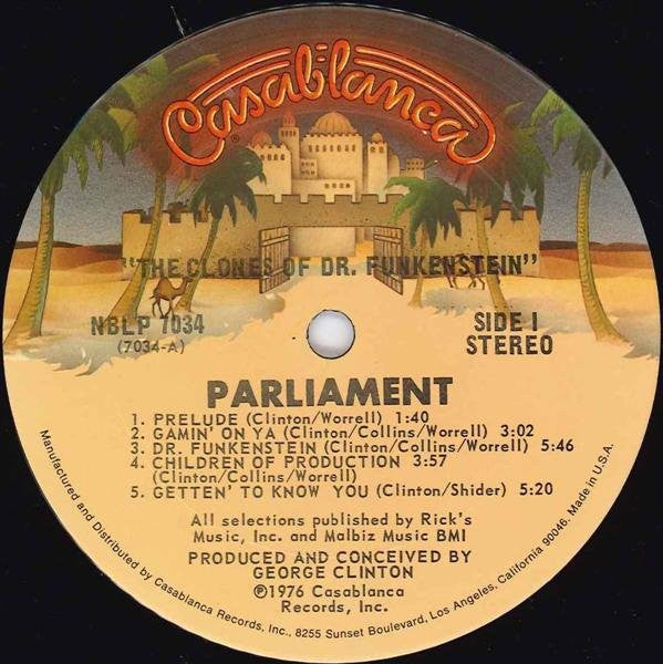Parliament : The Clones Of Dr. Funkenstein (LP, Album, San)