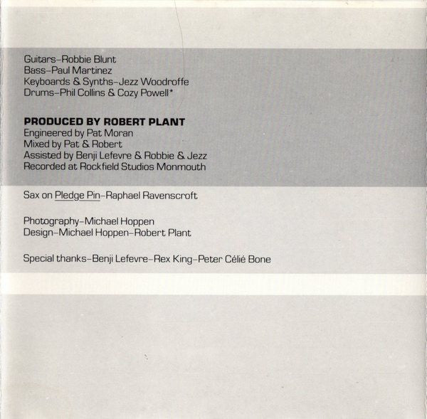 Robert Plant : Pictures At Eleven (CD, Album, RE)