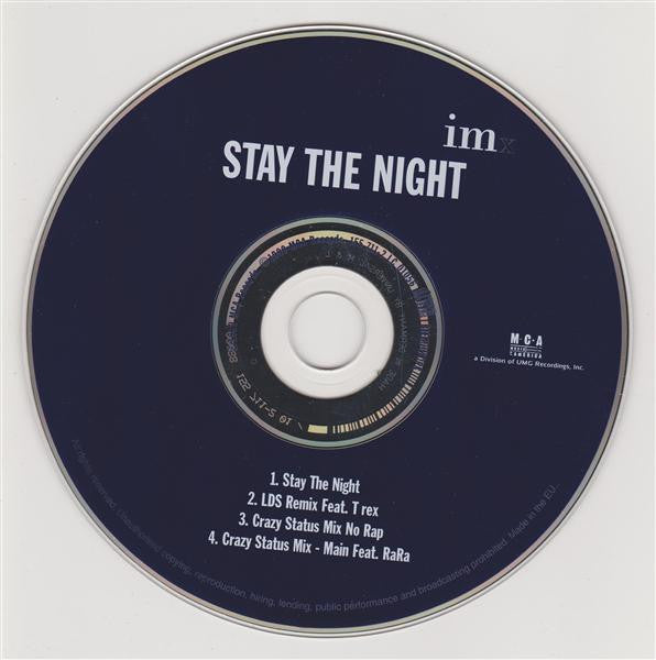 IMx : Stay The Night (CD, Single)