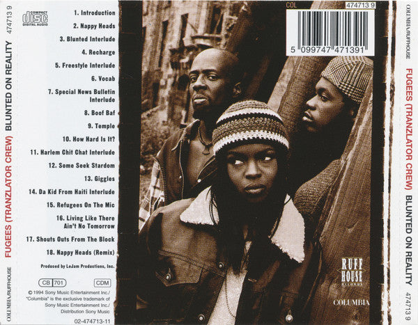 Fugees : Blunted On Reality (CD, Album, RE)