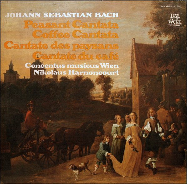 Johann Sebastian Bach - Concentus Musicus Wien, Nikolaus Harnoncourt : Bauern-Kantate · Kaffee-Kantate (LP, RE, Gat)