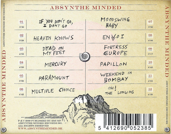 Absynthe Minded : Absynthe Minded (CD, Album)