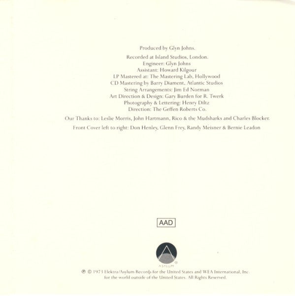 Eagles : Desperado (CD, Album, RE)