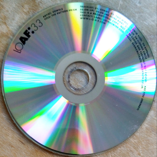 Vowels : The Pattern Prism (CD, Album, Promo)