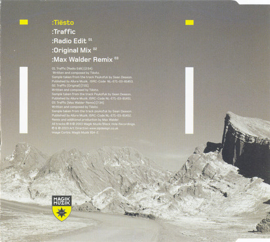 DJ Tiësto : Traffic (CD, Maxi)