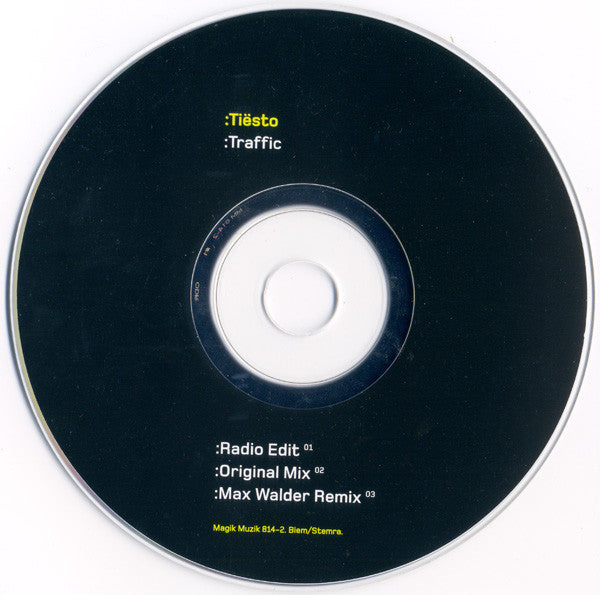 DJ Tiësto : Traffic (CD, Maxi)
