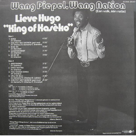 Lieve Hugo : Wang Piepel, Wang Nation (LP, Album)