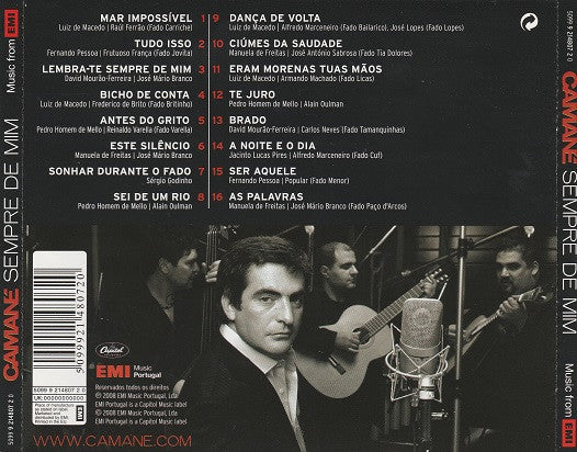 Camané : Sempre De Mim (CD, Album)