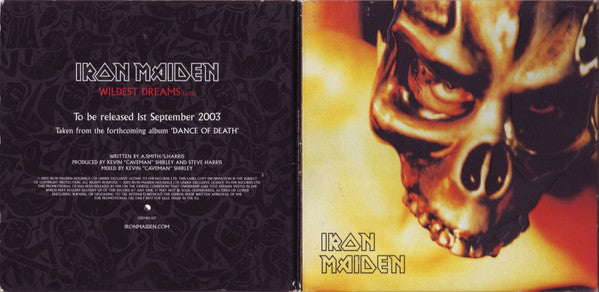 Iron Maiden : Wildest Dreams (CD, Single, Promo)