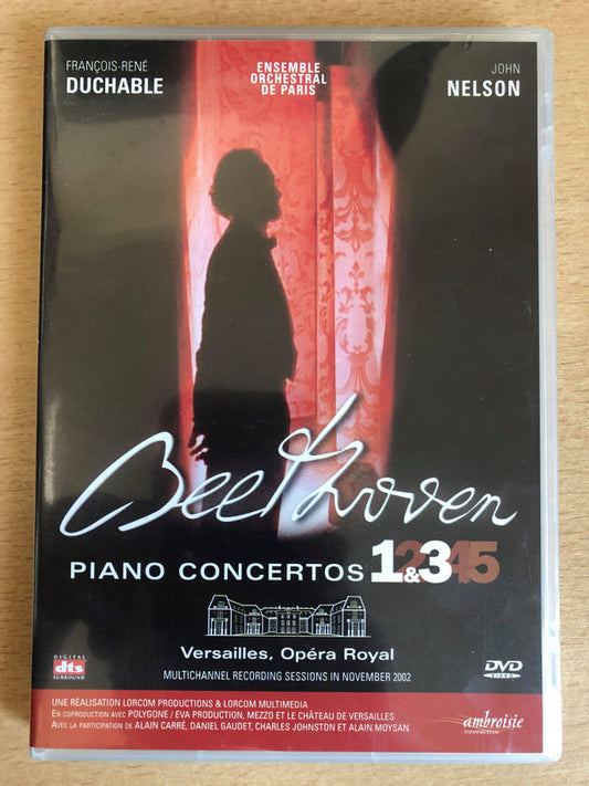 Ludwig van Beethoven - François-René Duchâble, Ensemble Orchestral De Paris / John Nelson (5) : Piano Concertos 1 & 3 (2xDVD)