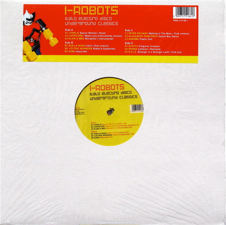 I-Robots : Italo Electro Disco Underground Classics (2xLP, Comp, RP)