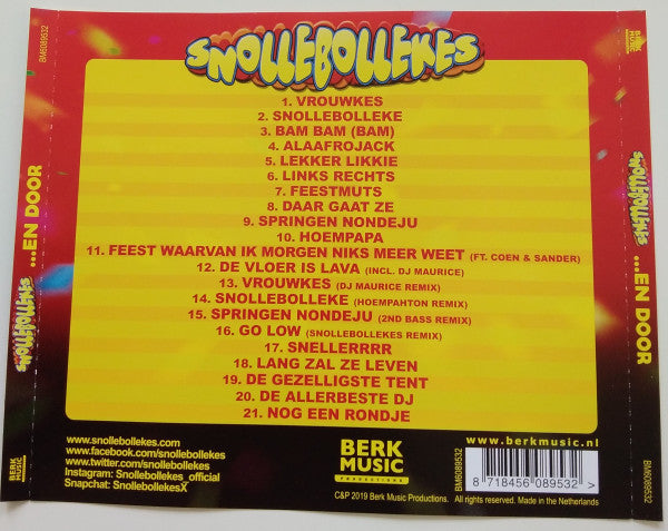 Snollebollekes : ...En Door (CD, RE)