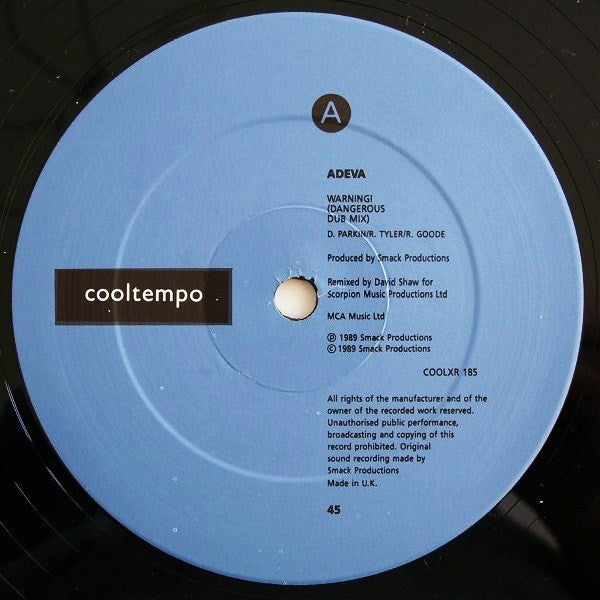 Adeva : Warning! (Re-Mix) (12")