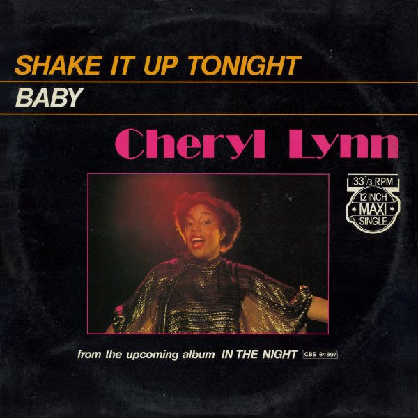 Cheryl Lynn : Shake It Up Tonight (12")